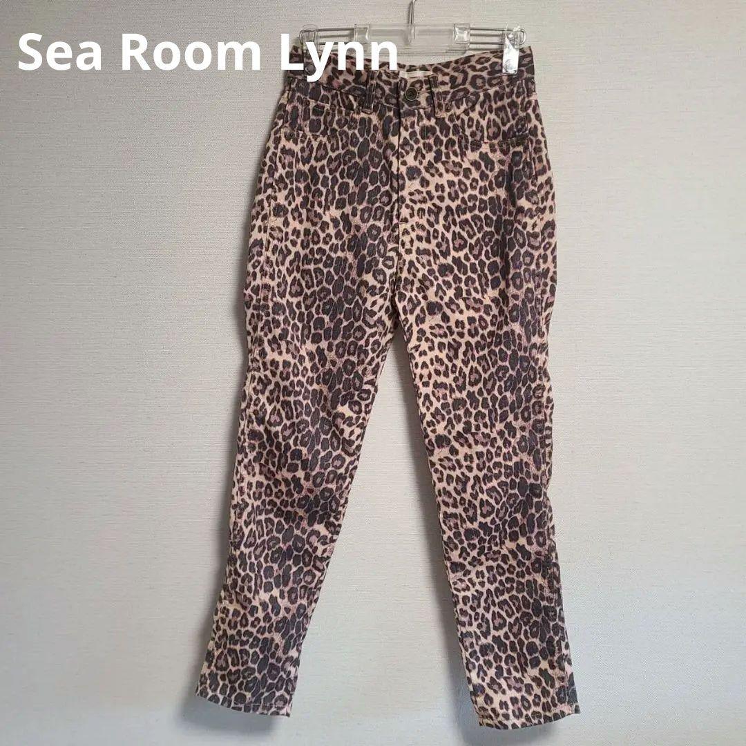 シールームリン レオパード ライトテーパードパンツ スキニー ヒョウ柄