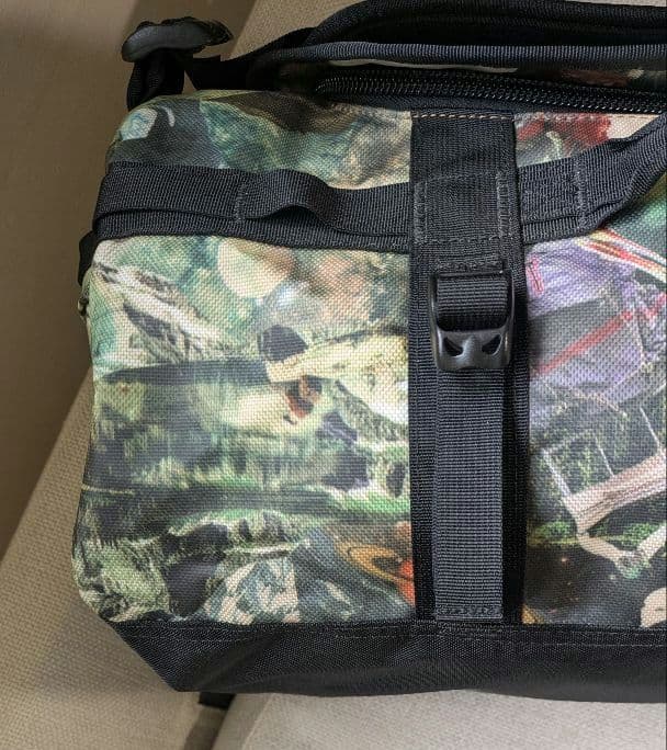 希少美品✨️限定柄 ノースフェイス ダッフル S セピアブラウン