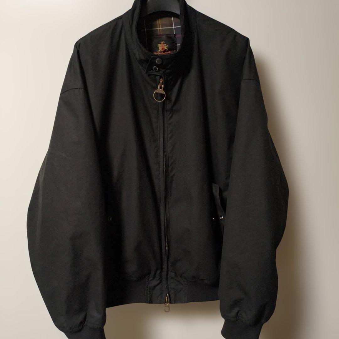 バブアー×バラクータ　コラボ ブラック　ハリントンジャケット　XL　オイルド 楽天市場】バブアー バラクータ ブルゾン ハリントンジャケット G9