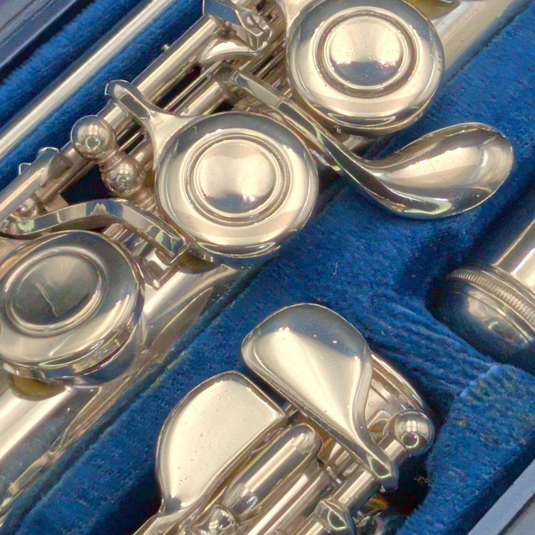 フルート 調整済 ヤマハYFL211S(Eメカ.銀メッキ仕様) - メルカリ