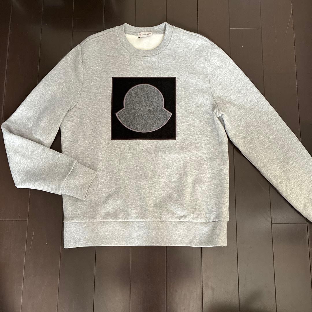 最終値下げ　新品同様　美品　モンクレーム　トレーナー　スエット　S〜Ｍ　グレー MONCLER グレー トレーナー S11586303 - トップス地球屋