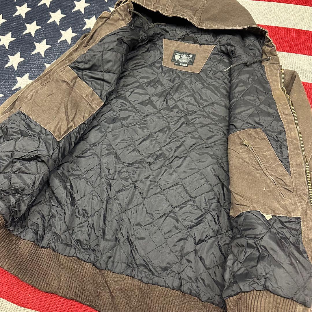 ゆ*に様 鬼雰囲気 ボロ カーハート ダークブラウン アクティブ