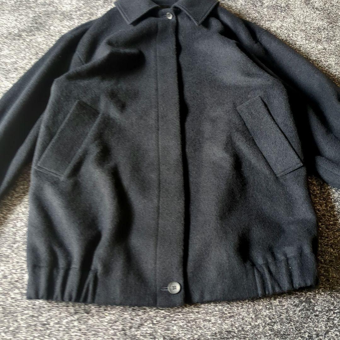 mizuiro ind ミズイロインド ウール ハリントンジャケット - メルカリ
