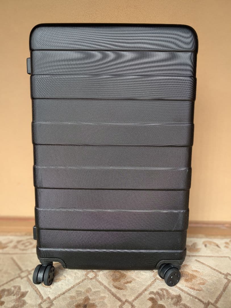 無印：キャリーバーの高さを自由に調節できるストッパー付きハードキャリー（62L） 無印良品 バーを自由に調節できるハードキャリーケース 36L スーツ