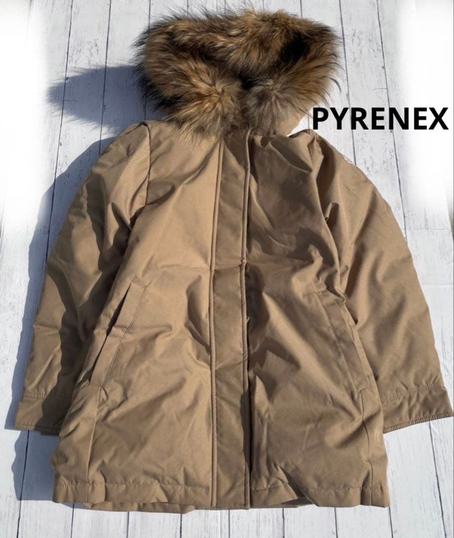 新品✨️PYRENEX ピレネックス ダウンジャケット ベージュ サイズ42 Pyrenex（ピレネックス） ダウン メンズ ダウンコート ダウン