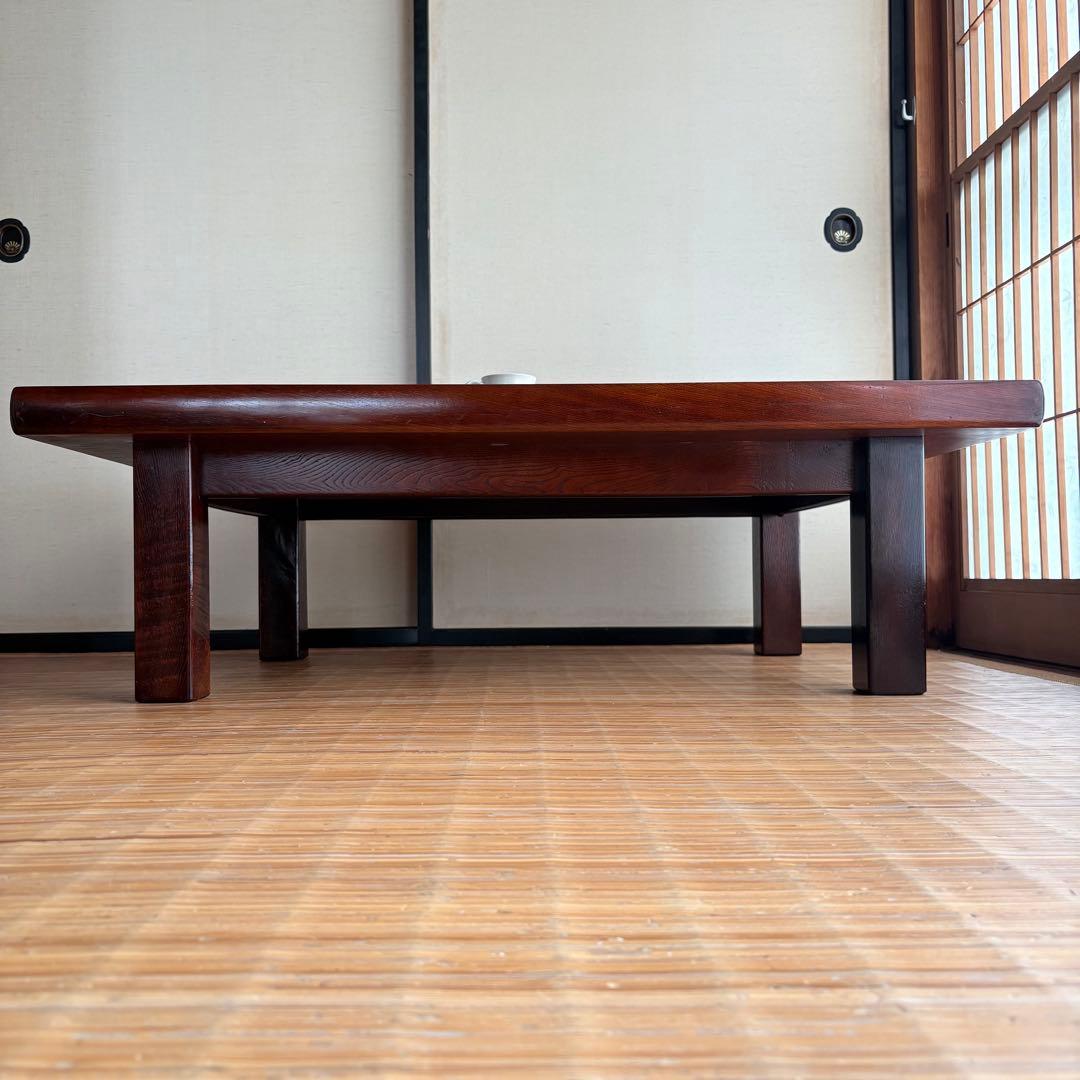 《送料込み》和モダン 座卓 ローテーブル ナラ突板仕上げ / 105×75cm