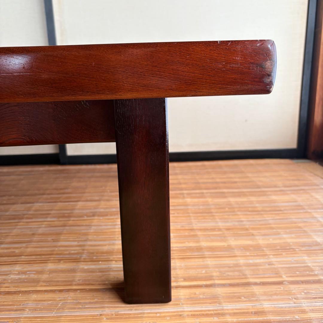 《送料込み》和モダン 座卓 ローテーブル ナラ突板仕上げ / 105×75cm