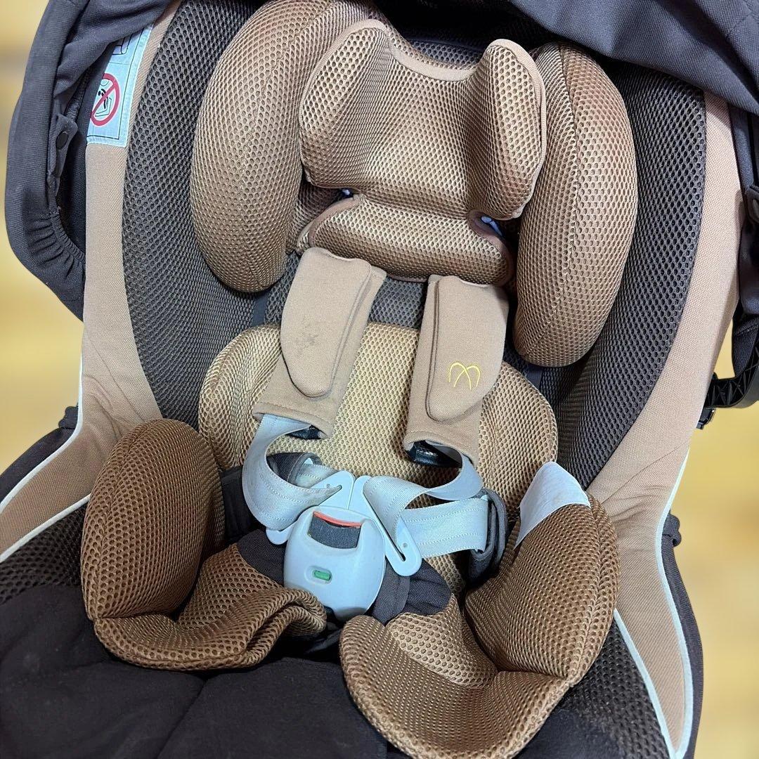 エールベベ クルット NT2 シナモンブラウン チャイルドシート - メルカリ