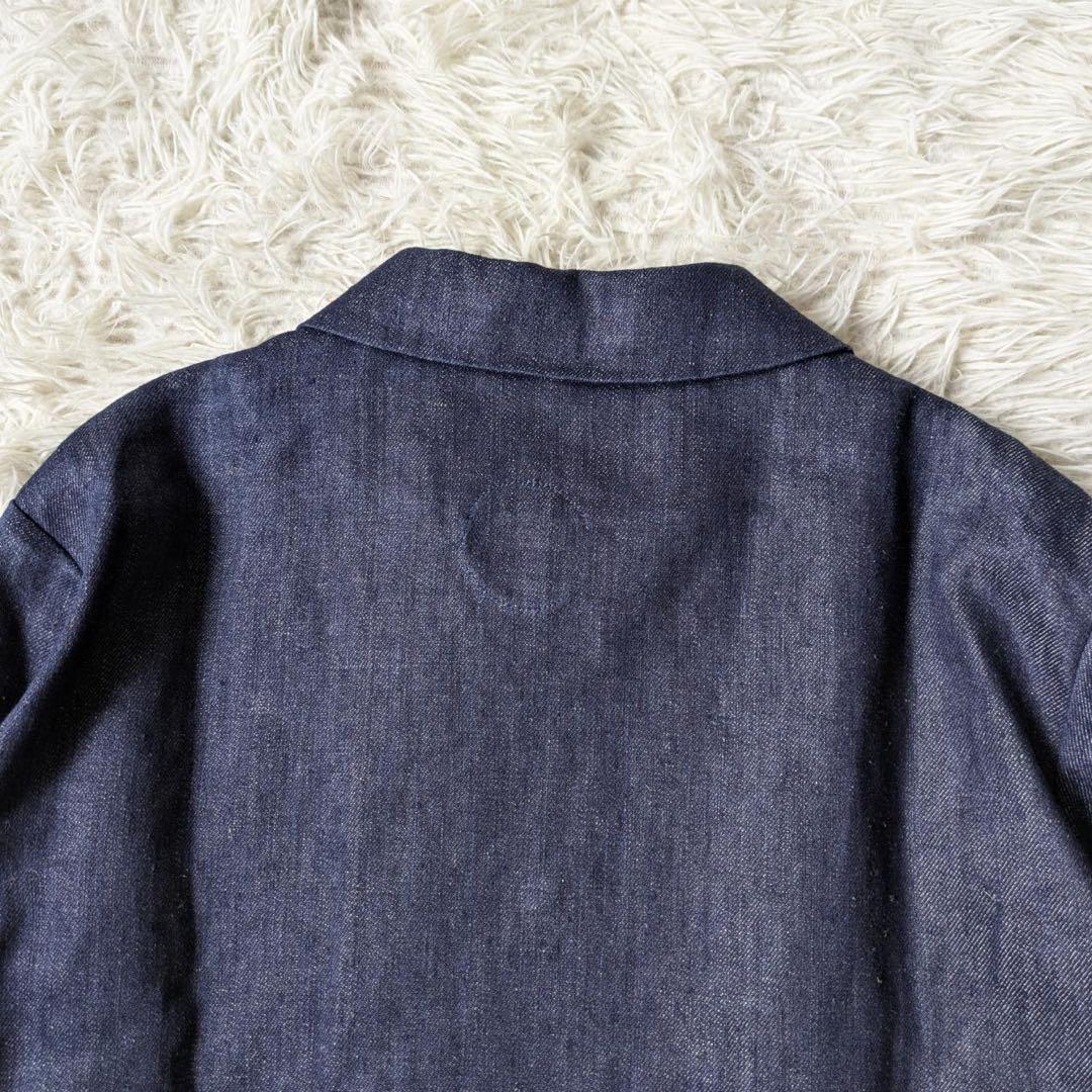 アトリエダンタン Moreau ヘンプデニムジャケット インディゴ サイズ0