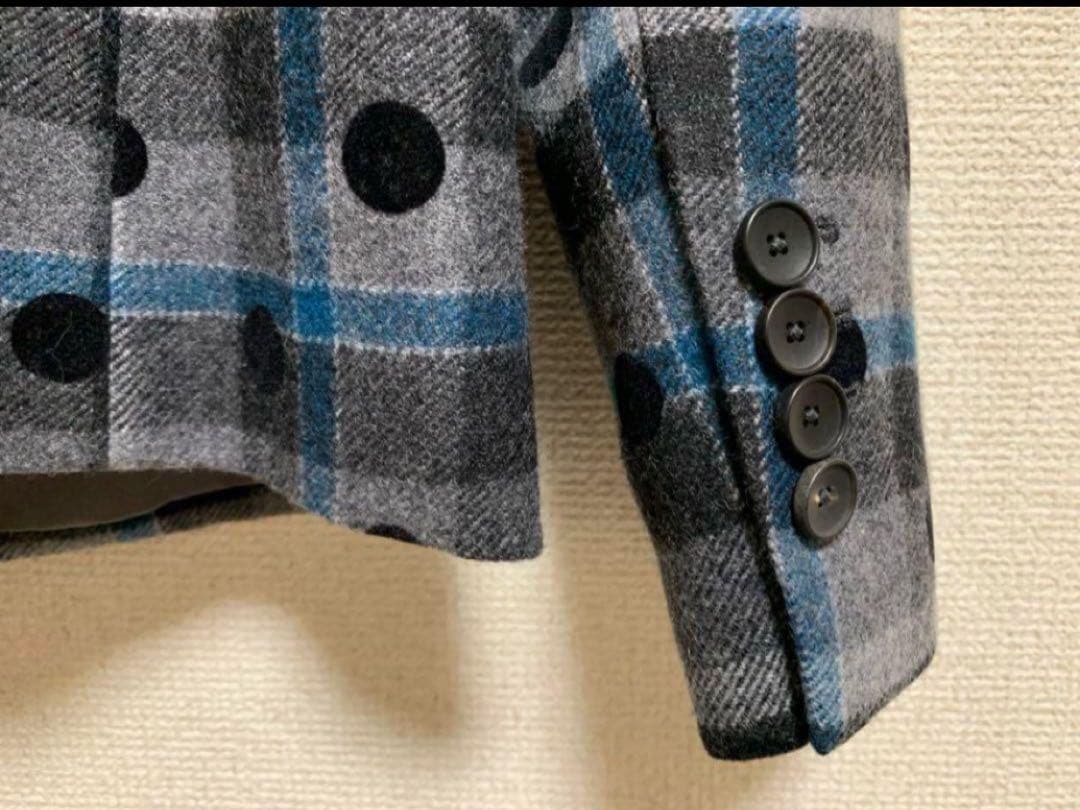 新品PAULSMITH PSチェック柄ドットジャケットレディースLの通販はau