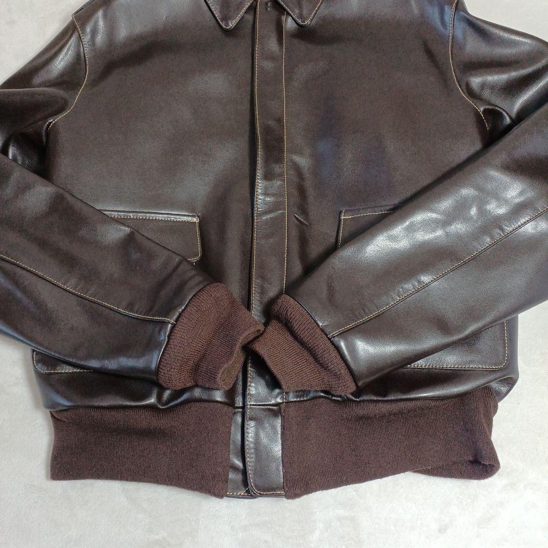 中田商店 モーガンメンフェスベル A-2 フライトジャケット 焦茶 サイズ
