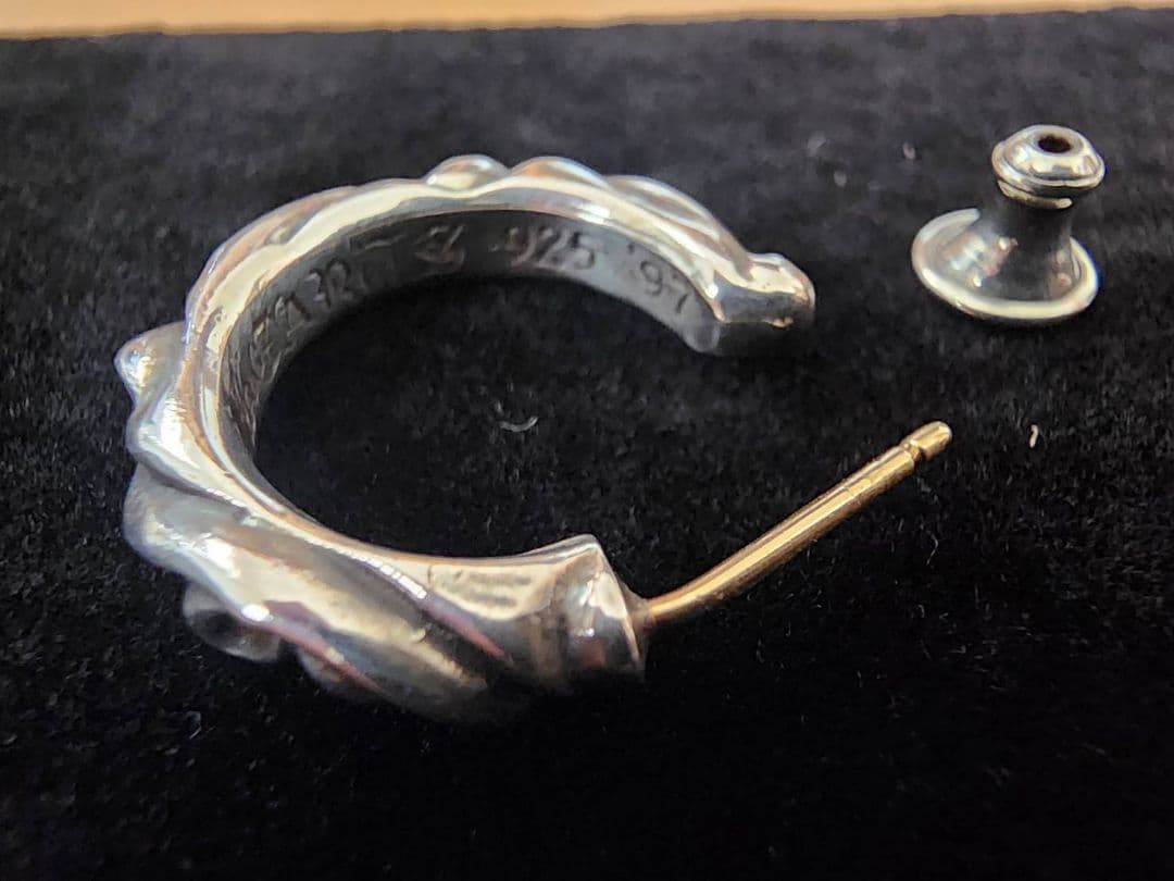 Chrome Hearts クロムハーツ　スクロールフープピアス (片耳用) クロムハーツスクロールフープイヤリング（ピアス）|クロムハーツ通販