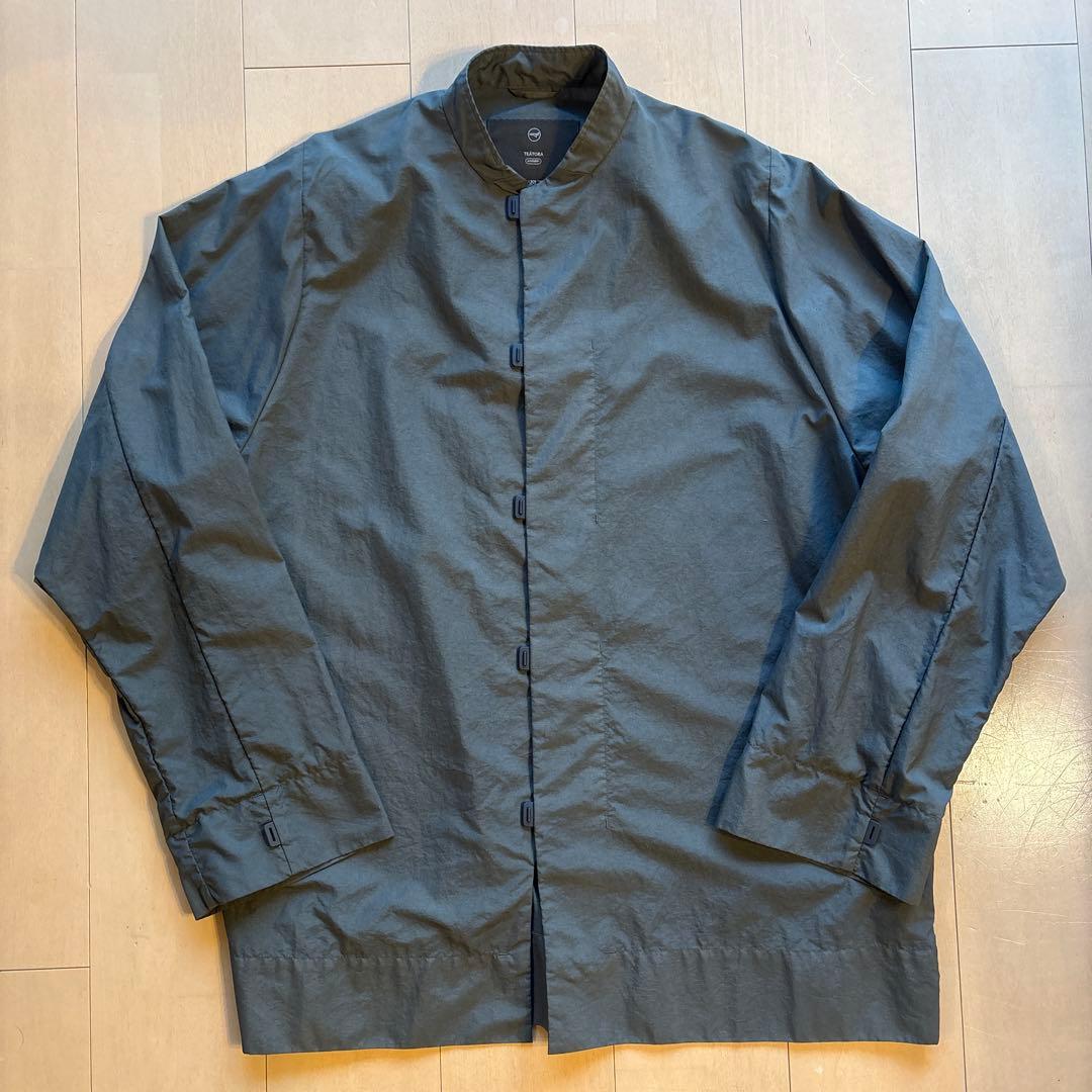 トップス teatora capsulesnap shirt german olive 3 teatora capsulesnap shirt german olive 3