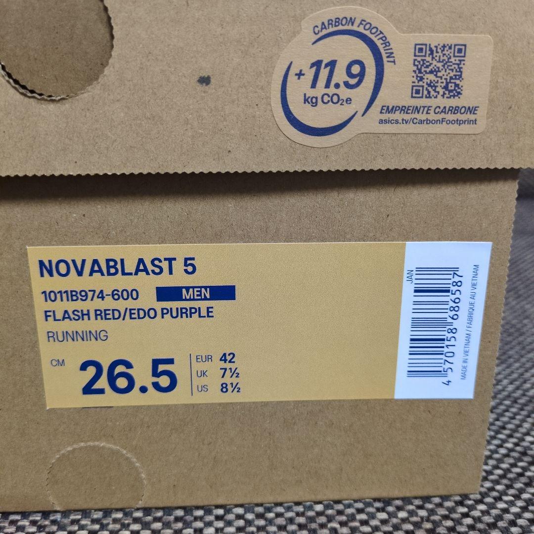 アシックス ノヴァブラスト5 ASICS NOVABLAST5 26.5cm