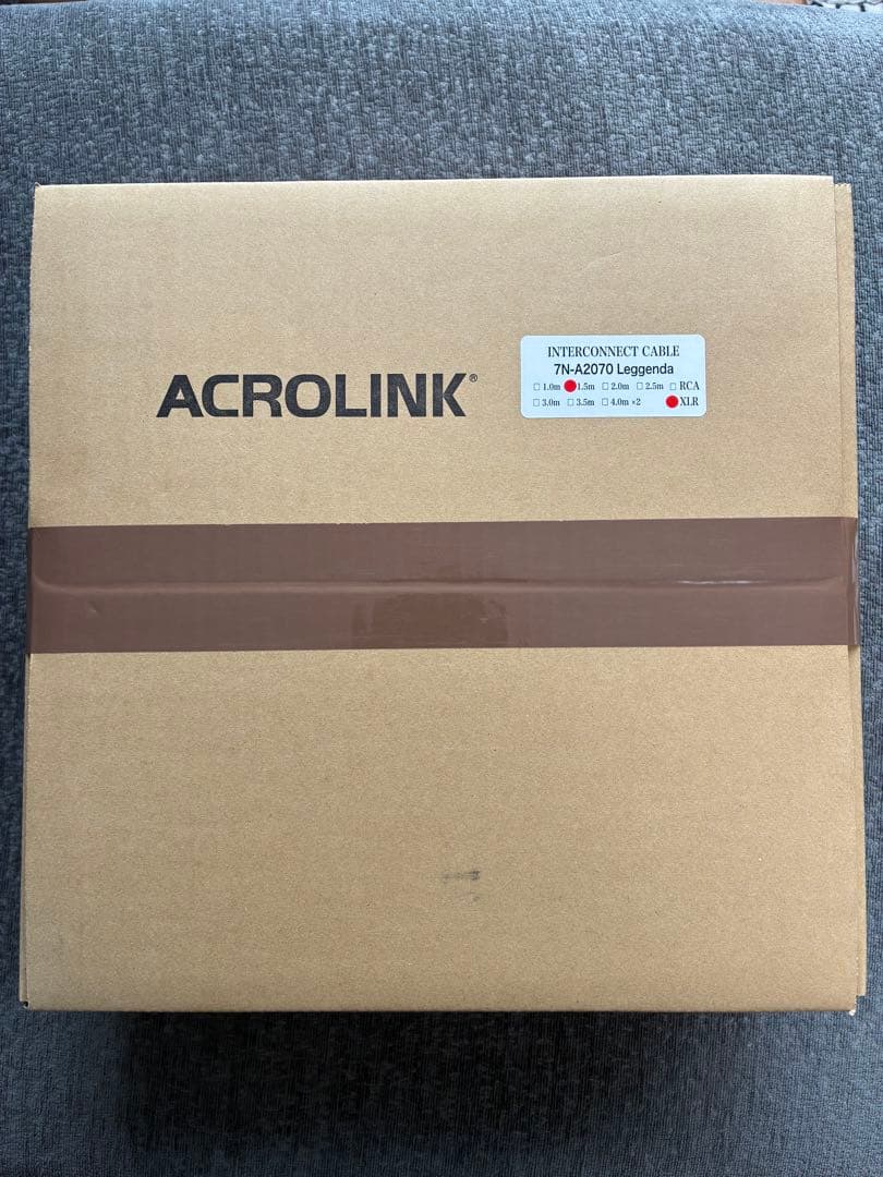 《新品》 アクロリンクXLRケーブル LEGGENDA 7N-A2070