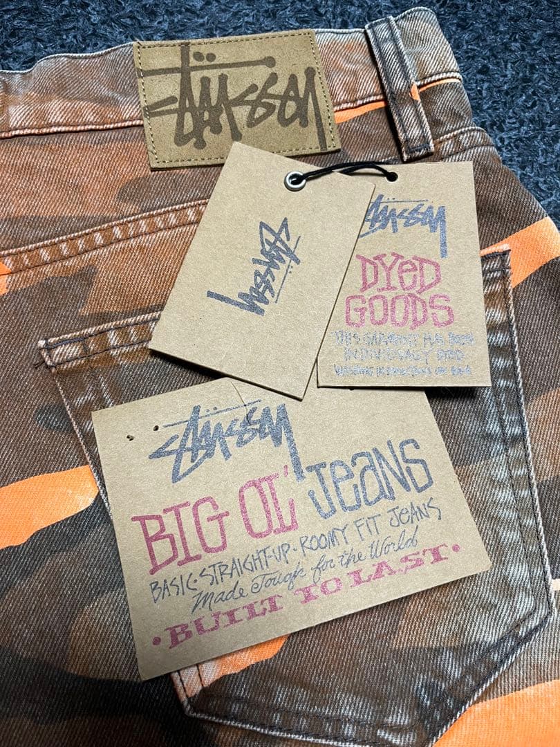 値下げ交渉可能】stussy Spray Dye Big Ol Shorts - メルカリ