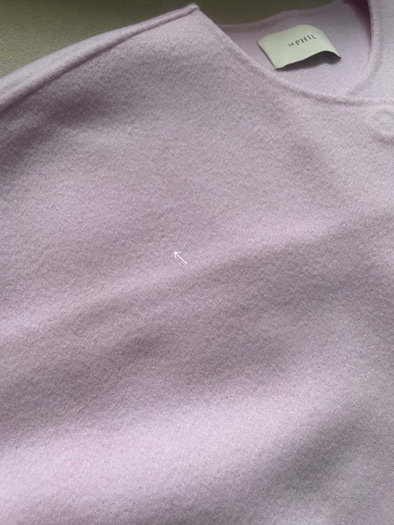 LE Phile ルフィル】ウールリバージレ ピンク ベスト コート - メルカリ