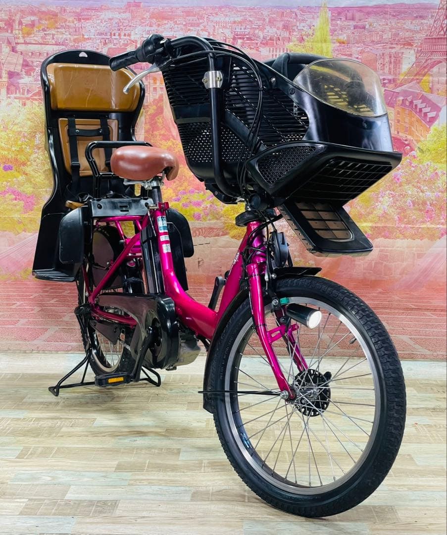 ZK3473 電動自転車 ヤマハ パスキス 子供乗せ 20インチ 送料無料