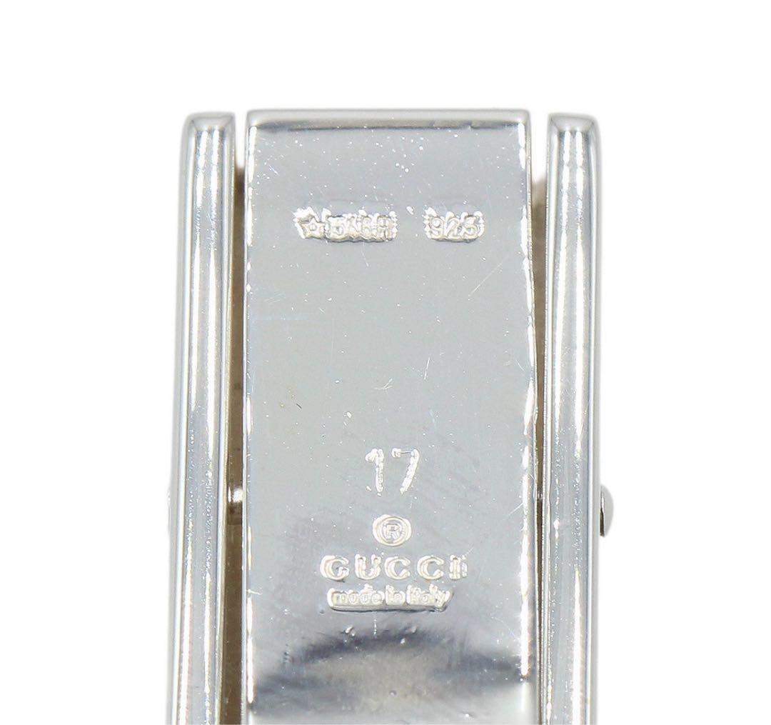 N2313 グッチ SV925 シルバー 喜平チェーン デザイン ブレスレット