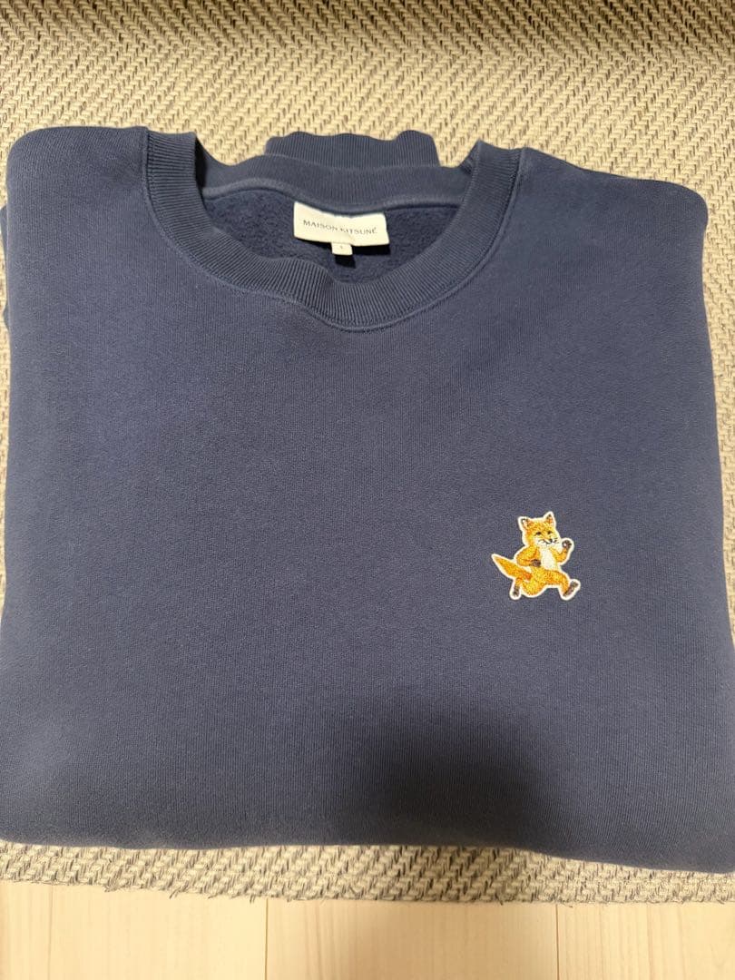 Maison Kitsune メンズスェット　ネイビー 楽天市場】□MAISON KITSUNE メゾンキツネ メンズスウェット SPEEDY