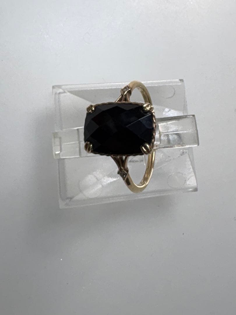 アガットクラシック ブラックストーン k10・13号・1.8g・中古品