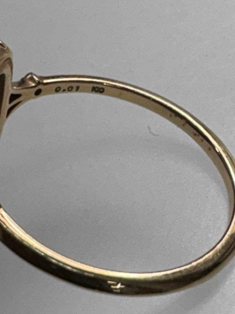 アガットクラシック ブラックストーン k10・13号・1.8g・中古品