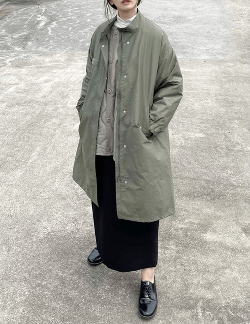 ReNorm × YUKI M65コート×中綿ブルゾンセット　カーキ ReNorm 大人気！YUKIさんコラボ《M65コート×中綿ブルゾンセット》の着