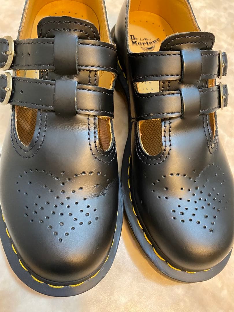 極美品】Dr. Martens メリージェーン ダブルストラップ UK5の通販はau
