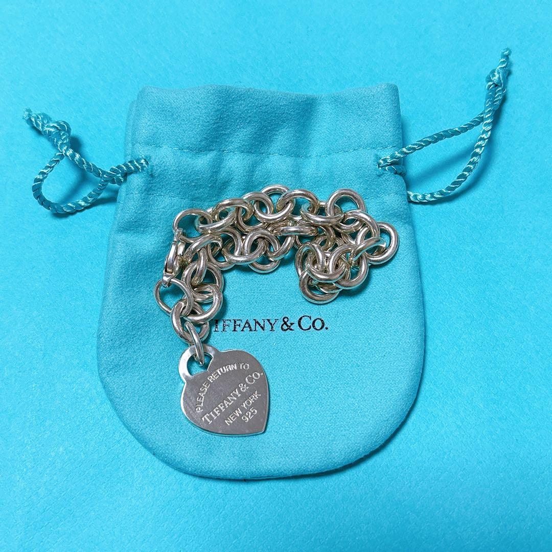 【美品】20.4cm ティファニー リターントゥ ハートタグ ブレスレット SV