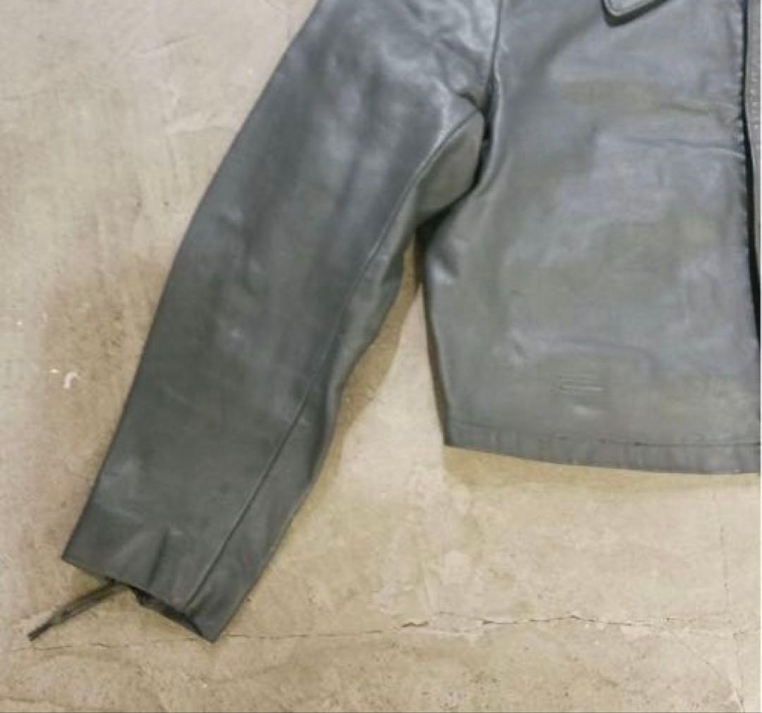 ドイツ軍 サブマリンジャケット 短丈 レザージャケット ヴィンテージ