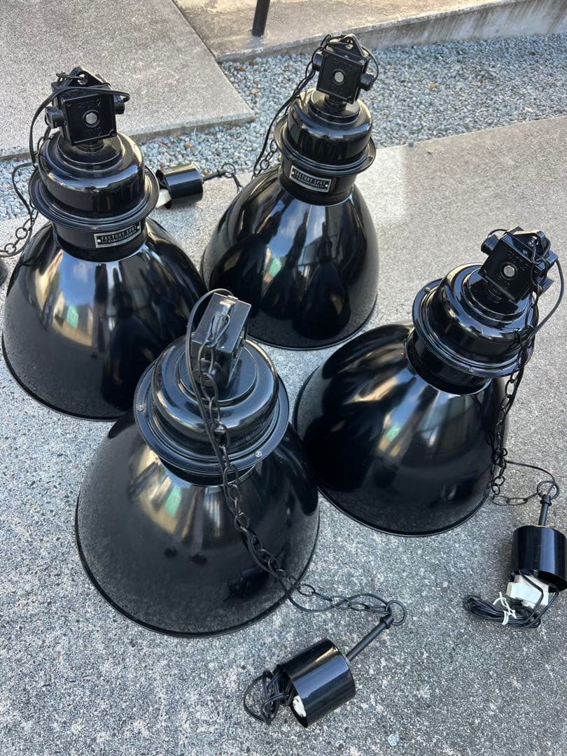 FACTORY SPOT Normantonペンダントライト 4個セット BIGなファクトリー系ペンダントライト（Normanton）店舗照明にも