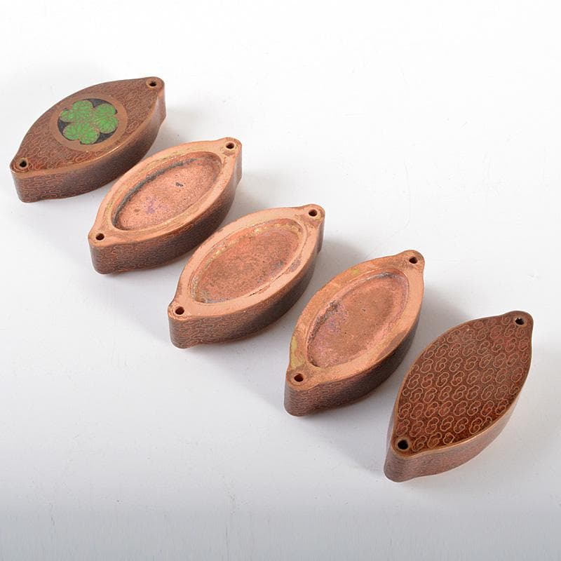 eyeknow74様専用 時代提げ物 古七宝琺瑯彩 葵文印籠 N 6154