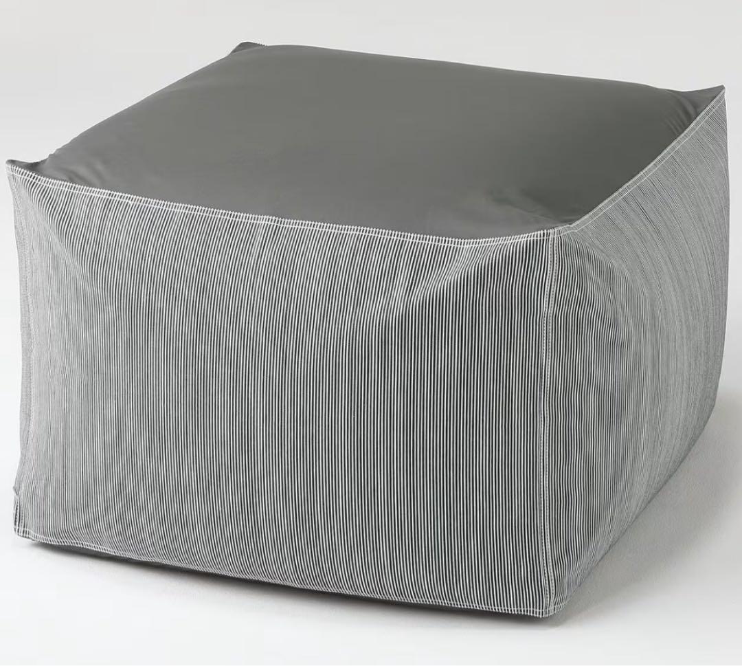 無印良品【新品】体にフィットするソファ　綿デニム　ヒッコリー　セット大 体にフィットするソファ・小・セット・綿デニム（ヒッコリー） | 無印良品