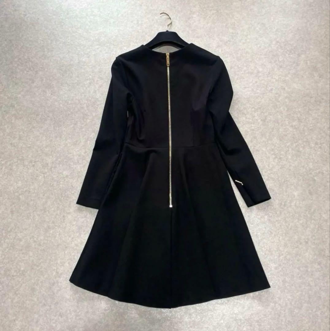 TED BAKER リボン付きブラックワンピース