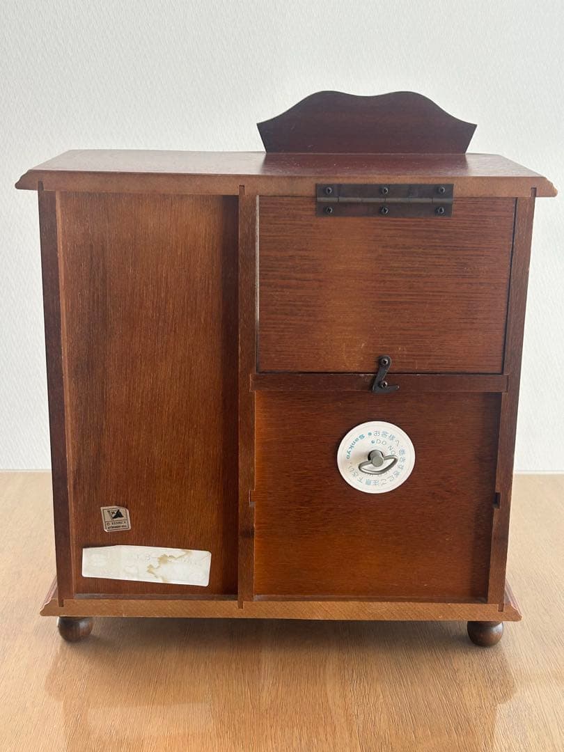 リトルグレイラビット】 木製 ジュエリーボックス（オルゴール付き）