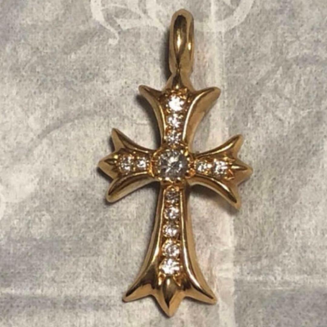 クロムハーツ22kタイニーファットクロスパヴェダイヤ CHROME HEARTS クロムハーツ. 22K タイニーファットクロス パヴェ