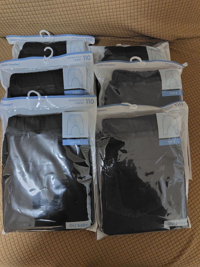 GU サマナルパンツ 110 6枚 GU公式 | BABY(TODDLER)サマナルパンツ(10分丈)+E