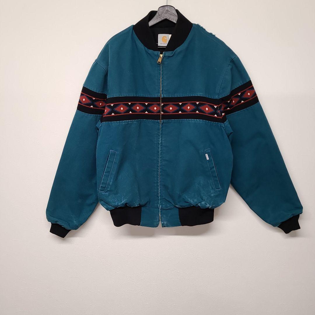 80s～90s Carharttカーハート サンタフェジャケット ネイティブ柄