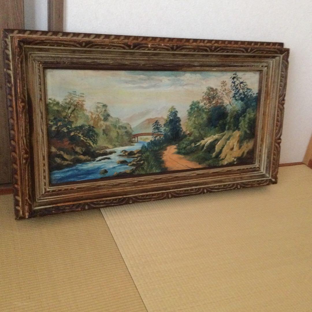 装飾的な油彩額縁 自然風景画 楽天市場】絵画 油彩画 洋画 (油絵額縁付きで納品対応可) F6 〜 F10