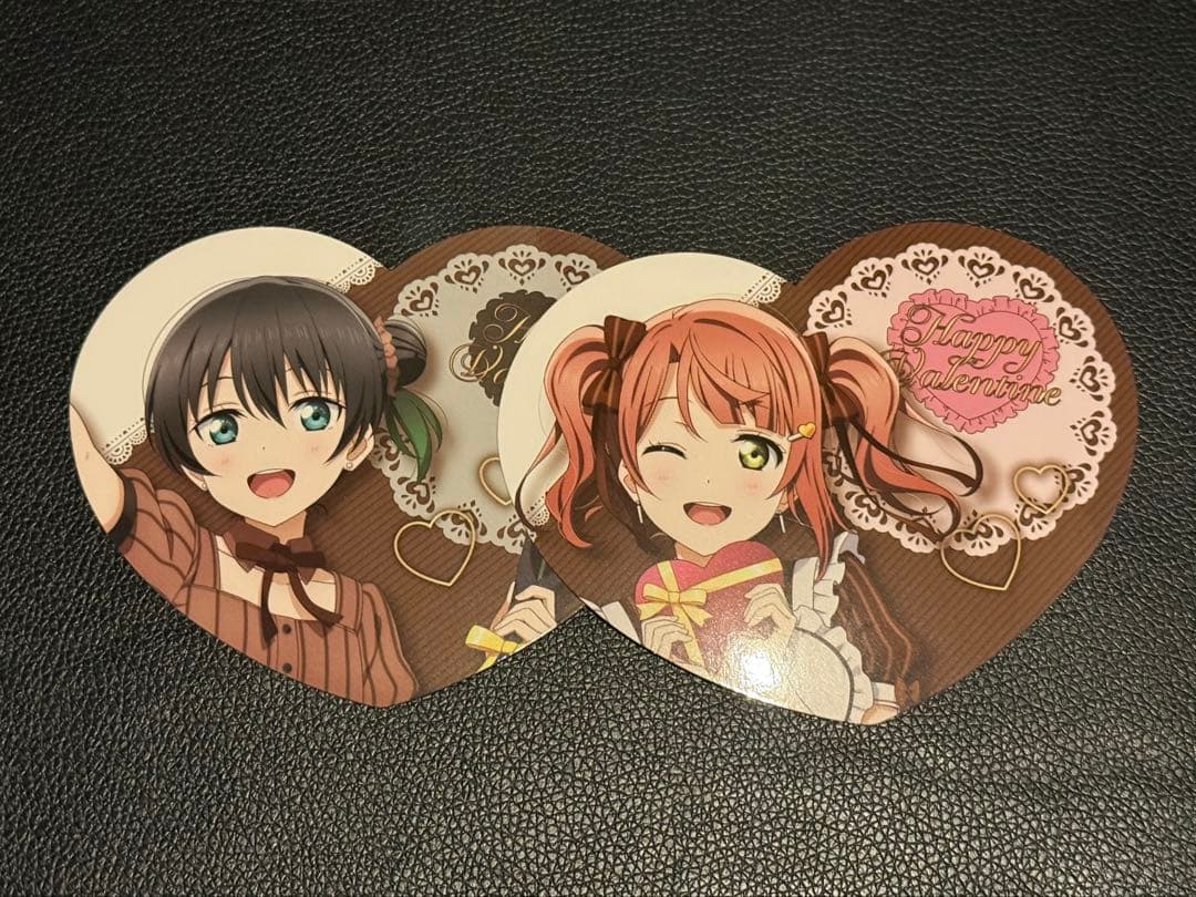 ラブライブ 虹ヶ咲 バレンタイン ハート型カード 侑 歩夢 有楽町マルイ
