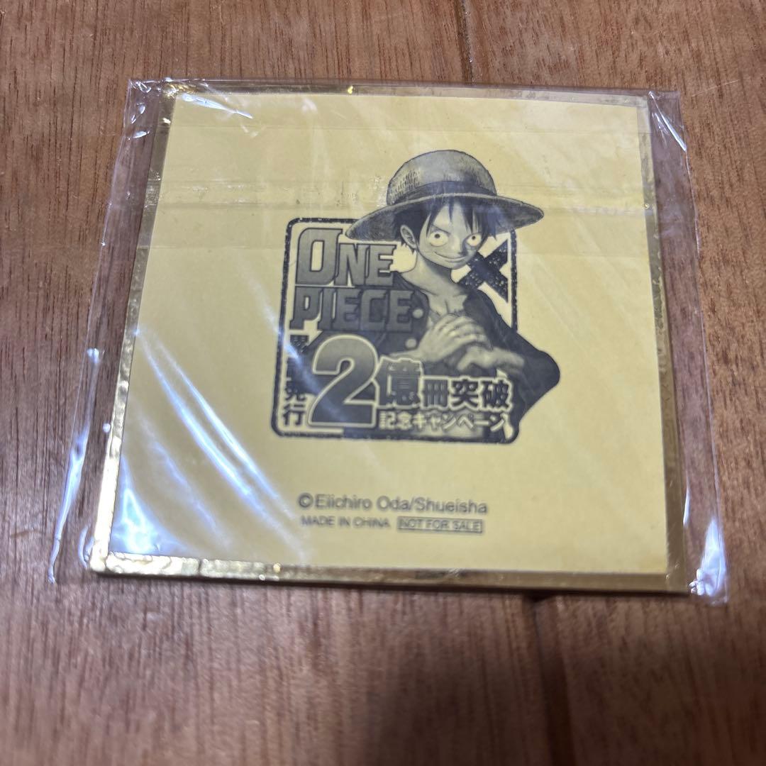 ONE PIECE 2億冊突破記念 尾田栄一郎 ミニサイン色紙 | 激安通販のイー