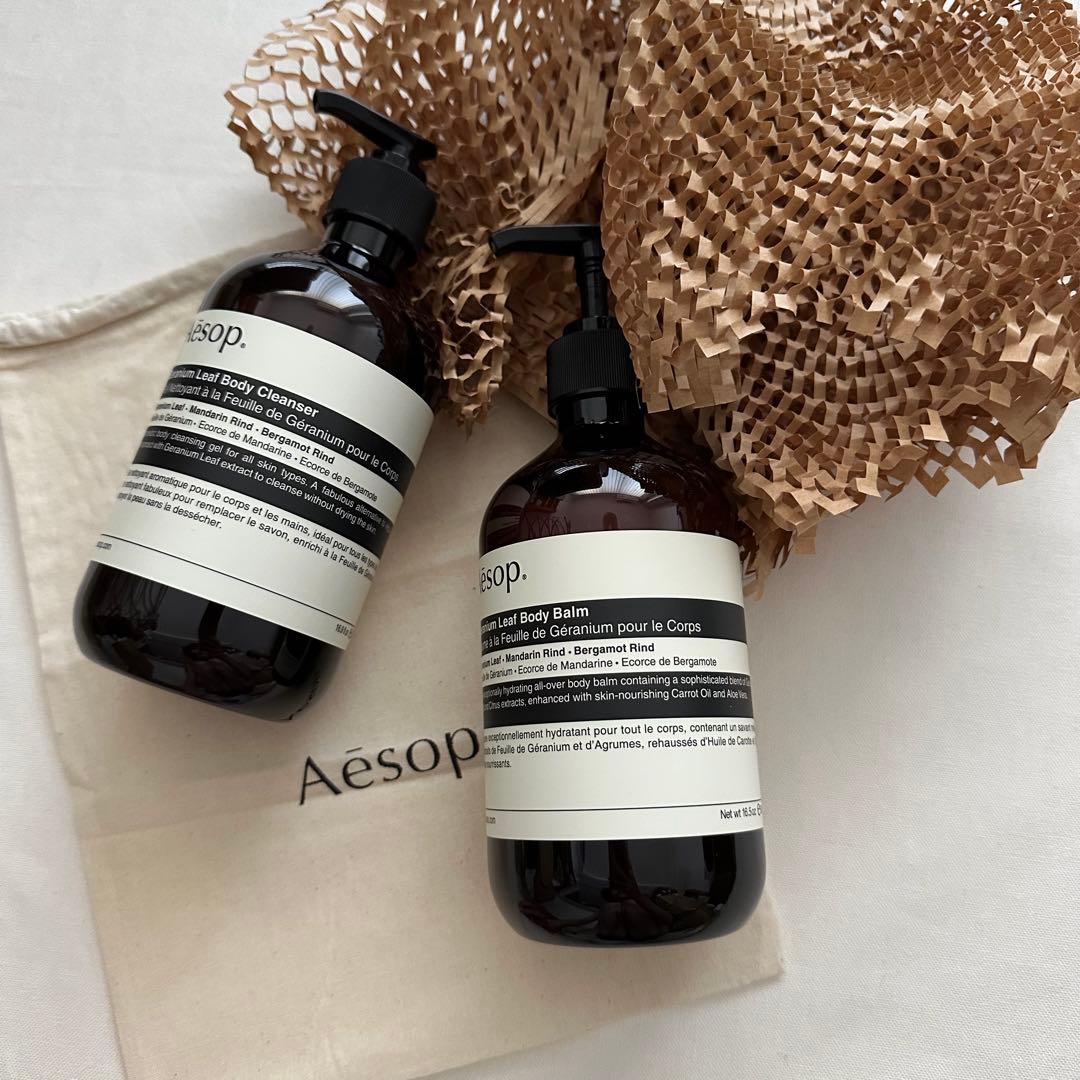 Aesop イソップ ゼラニウム　ボディクレンザー　ボディバーム　500ml ゼラニウム ボディバーム／Aesop（ボディクリーム） | カテゴリ,ボディ