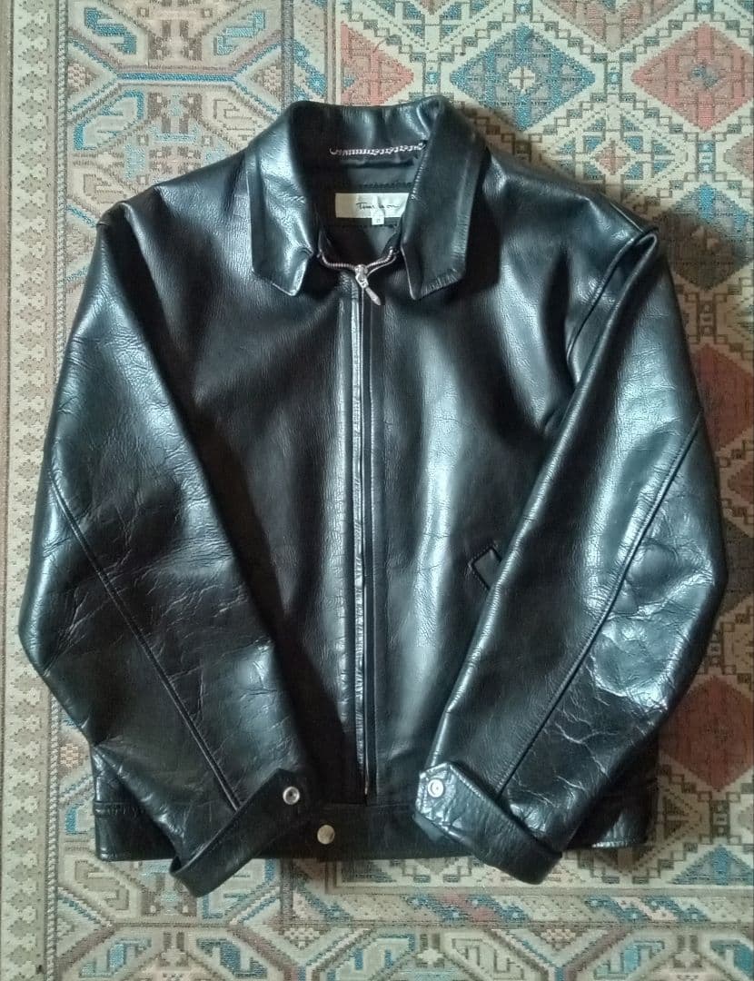 timeison　レザー　0 ZIAS LEATHER JACKET】cow leather - Time is on