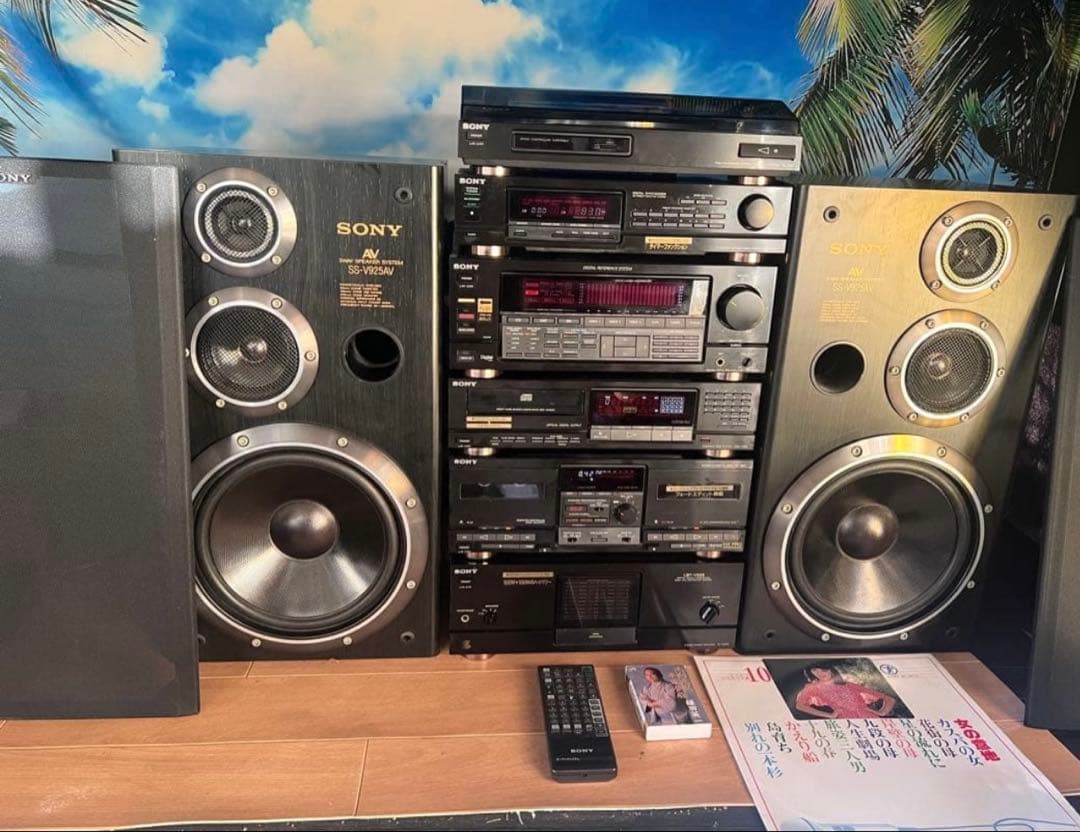 内蔵ブルーツゥース変更可能SONYリバティ LBT-V925 中古品レコード付き