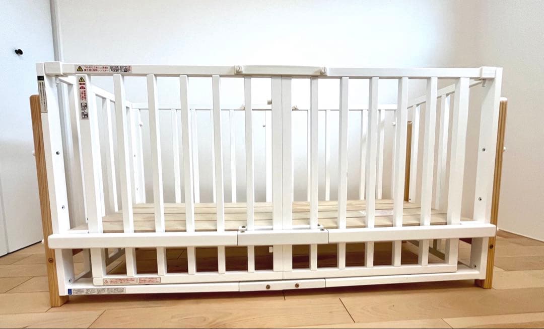 ★mm ★ソイネール3 ホワイト木製ベビーベッド ☆mm 様専用☆ソイネール3 ホワイト木製ベビーベッド - メルカリ