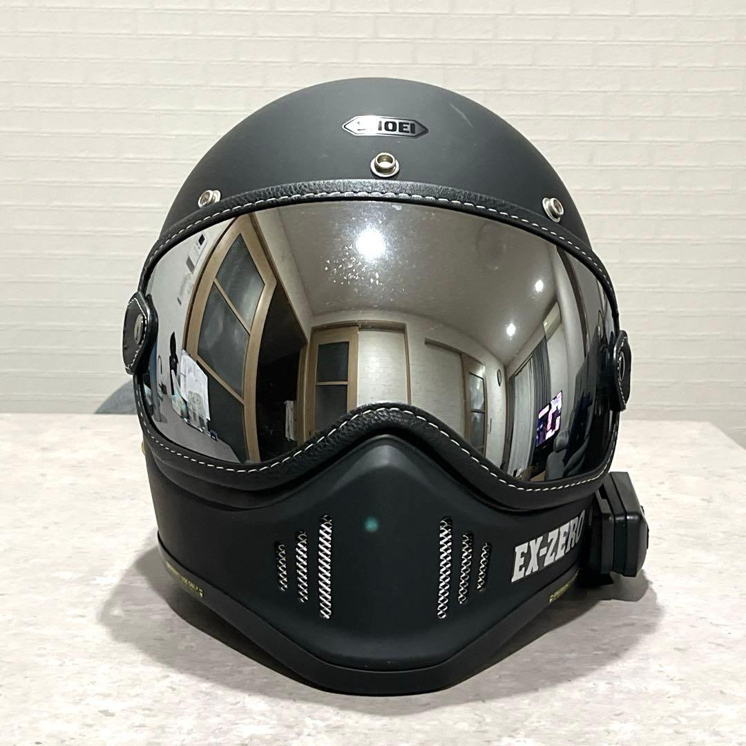 SHOEI EX-ZERO マットブラック バイクジェットヘルメット インカム