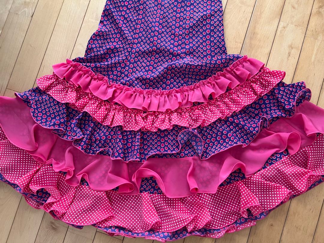 CANELA PURA フラメンコ ツーピース M