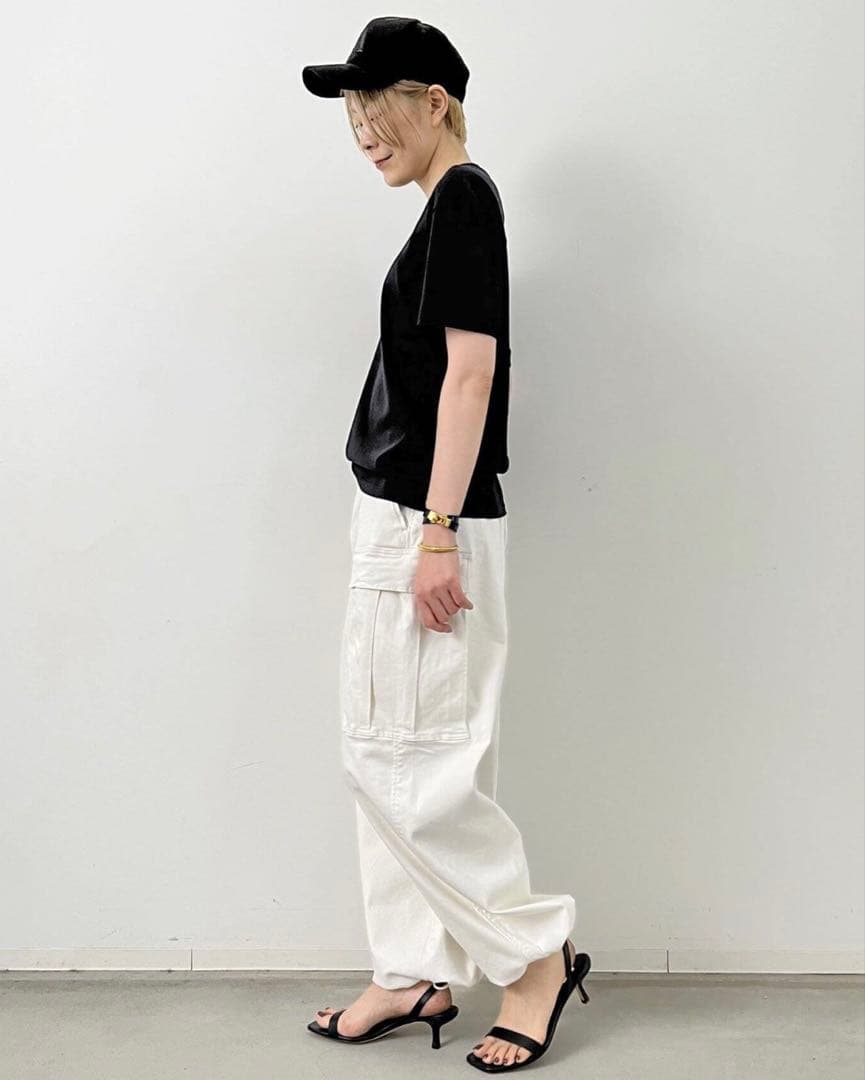 GOOD GRIEF! ワイドカーゴパンツ S 白 アパルトモン - メルカリ