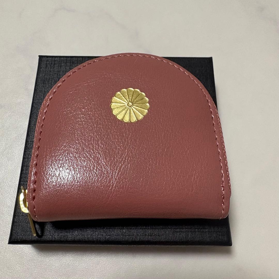 皇居限定】桜ピンク 馬蹄型小銭入 コインケース 財布 皇居財布 箱付き