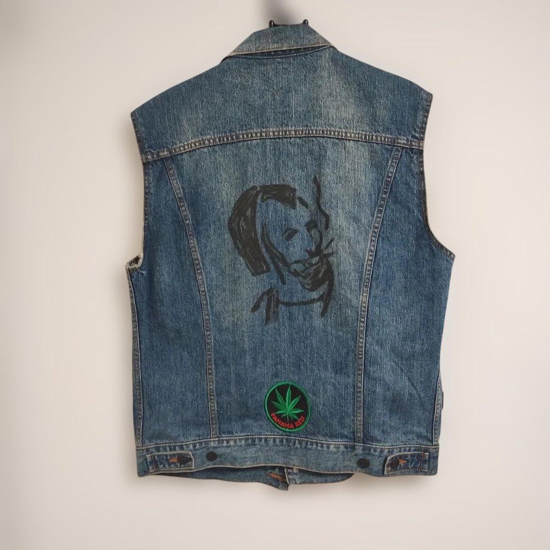 希少 レア ファクト FUCT SSDD デニムベスト Lサイズ